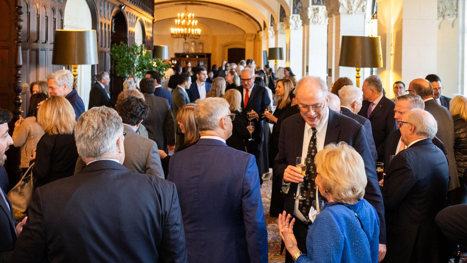 Group of Pace University Law Alumni at the Law Leadership Dinner.