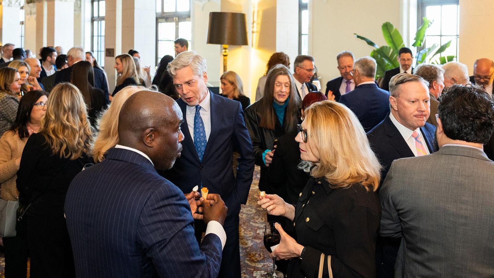 Group of Pace University Law Alumni at the Law Leadership Dinner.
