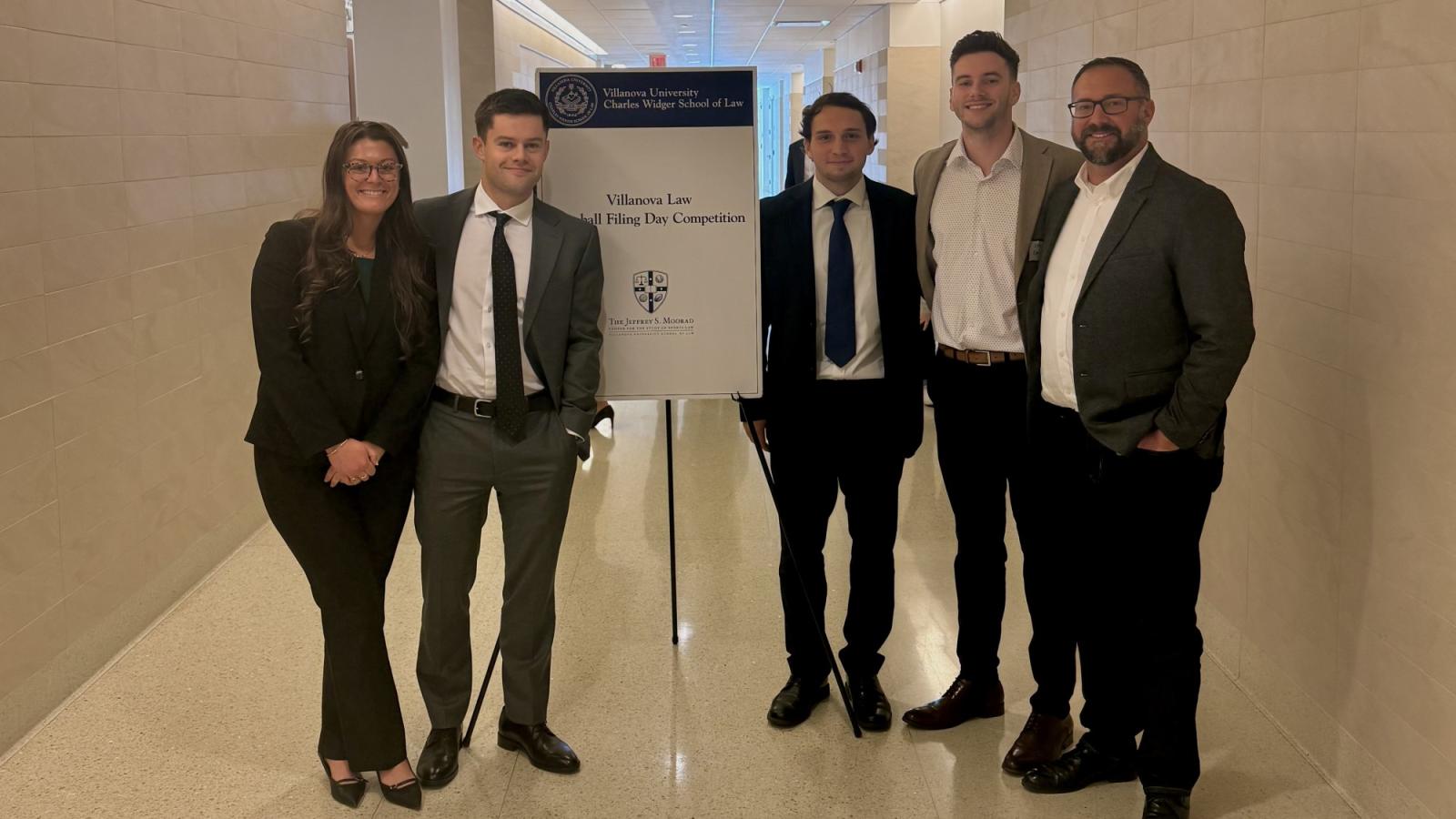 Elisabeth Haub School of Law at Pace University student competitors and coach for ADR competition