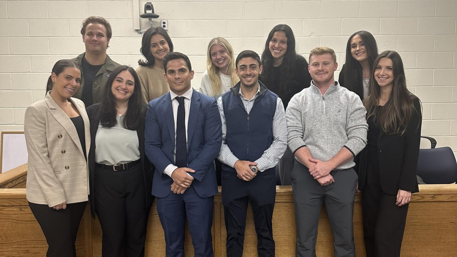 Elisabeth Haub School of Law at Pace University National Trial League team members and coaches
