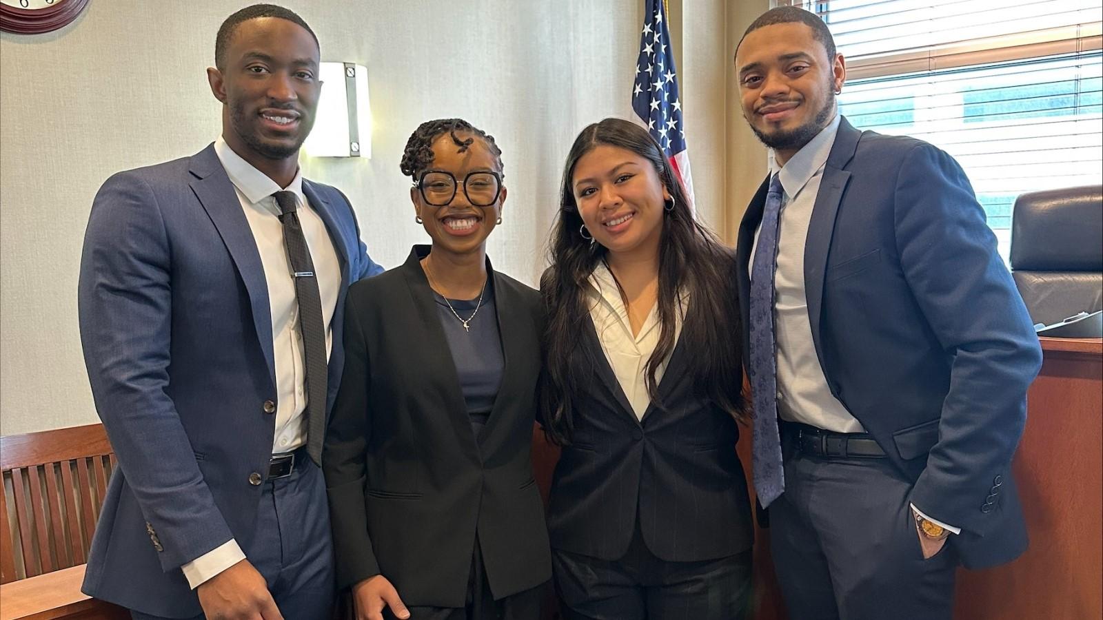Elisabeth Haub School of Law at Pace University BLSA trial advocacy team