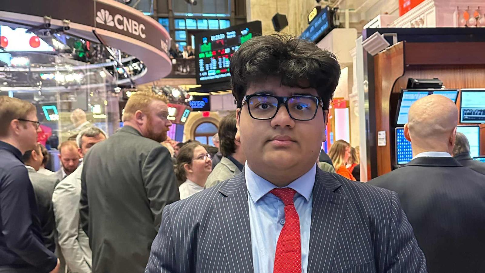 Nishchay Ingale, student at Pace University's Lubin School of Business.