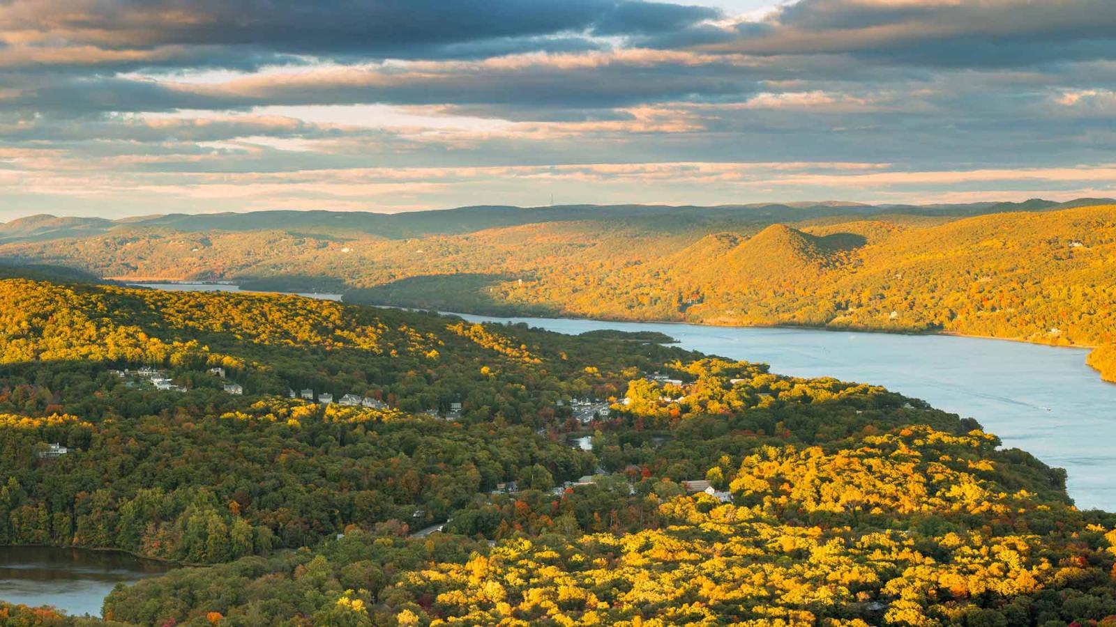 Hudson River near the Bear Mountain bridge