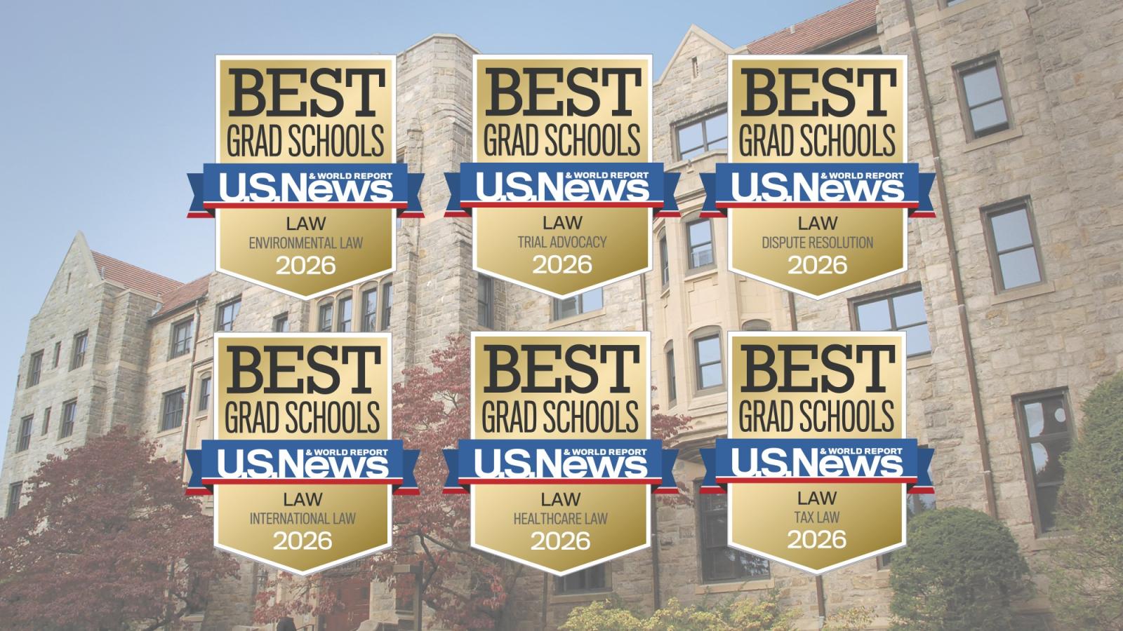 Elisabeth Haub School of Law at Pace University US News rankings badges