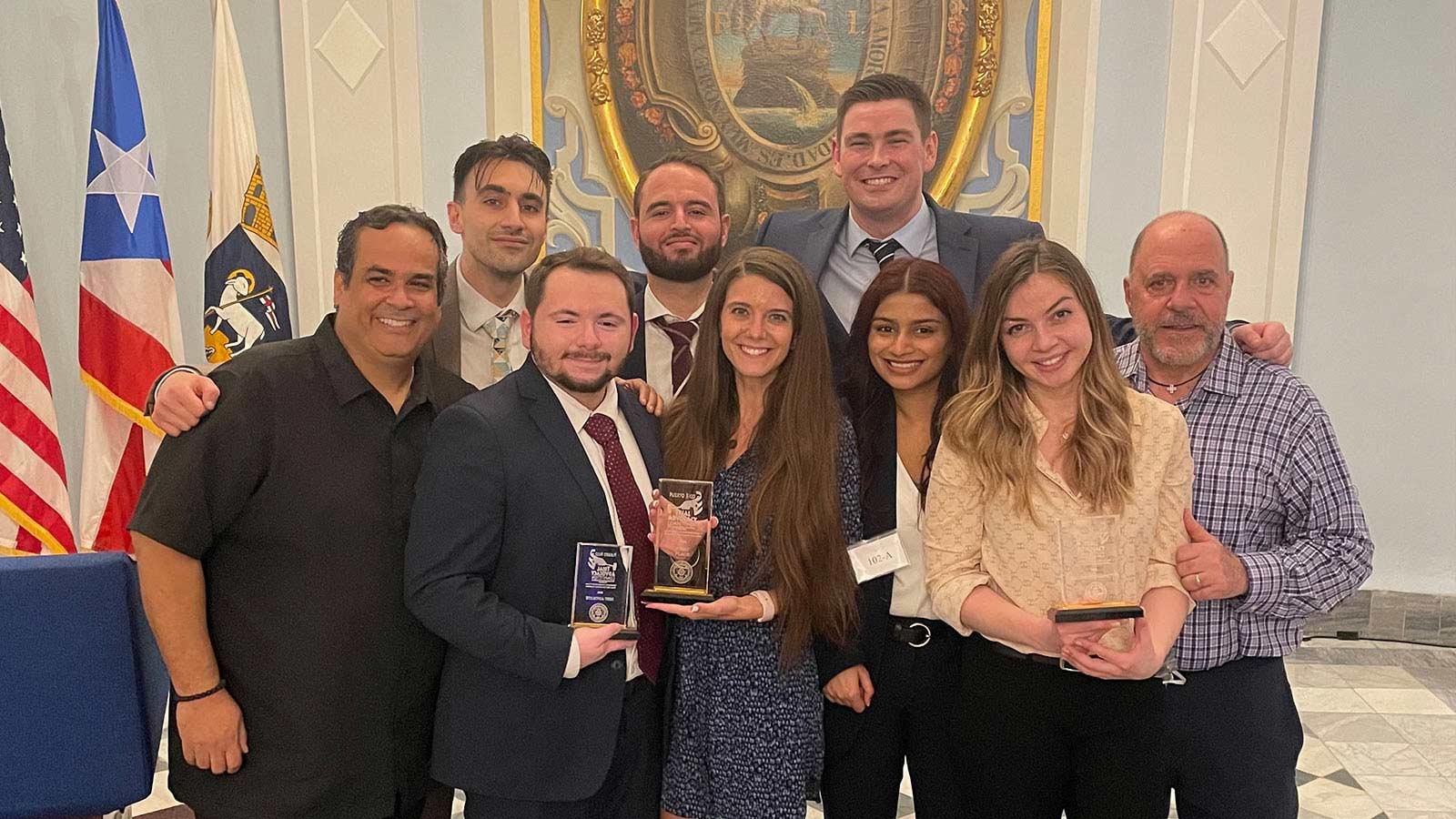 Elisabeth Haub School of Law team that participated in the Puerto Rico Trial Advocacy Competition