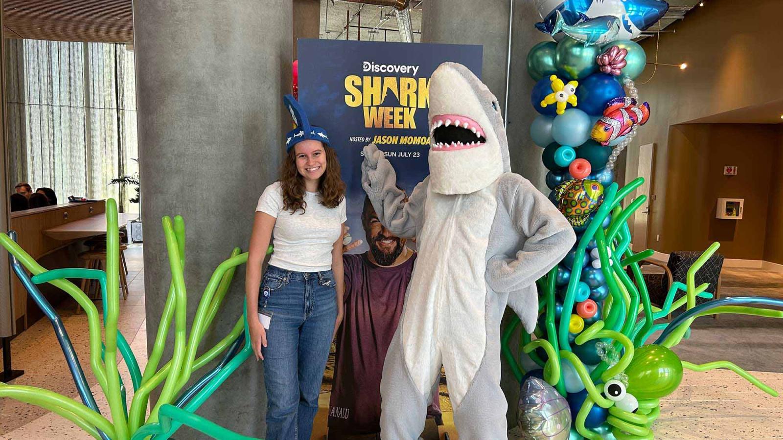 Lubin student Bianca Mazur at Warner Brothers internship