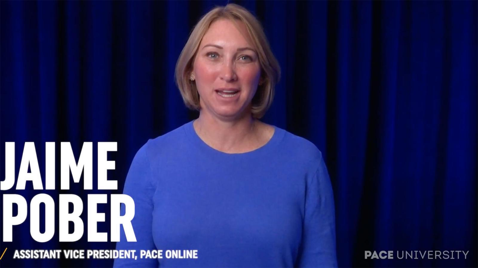 Jamie Pober, Assistant Vice President of Pace Online at Pace University