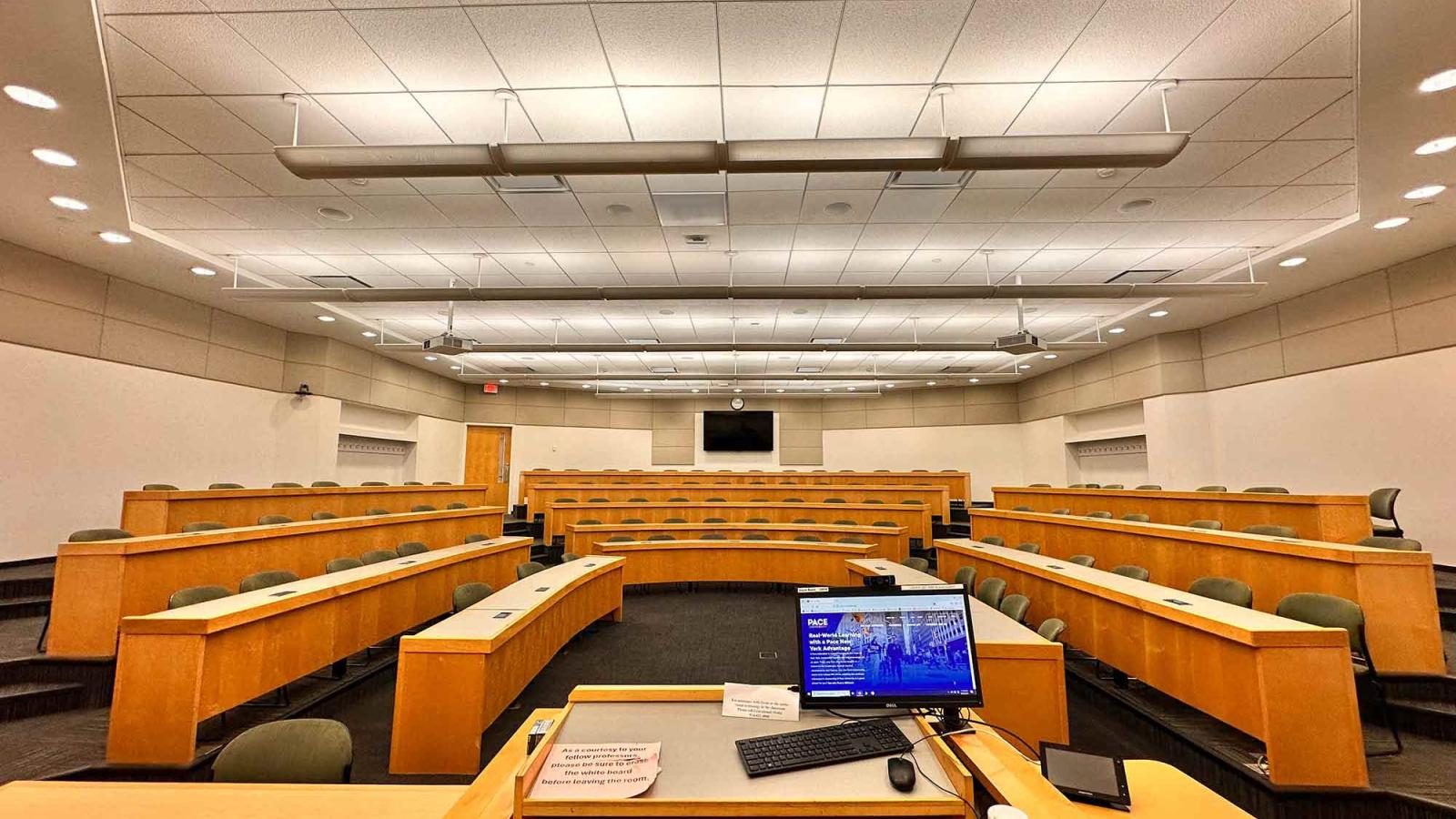 Ottinger Classroom at Pace Law Campus