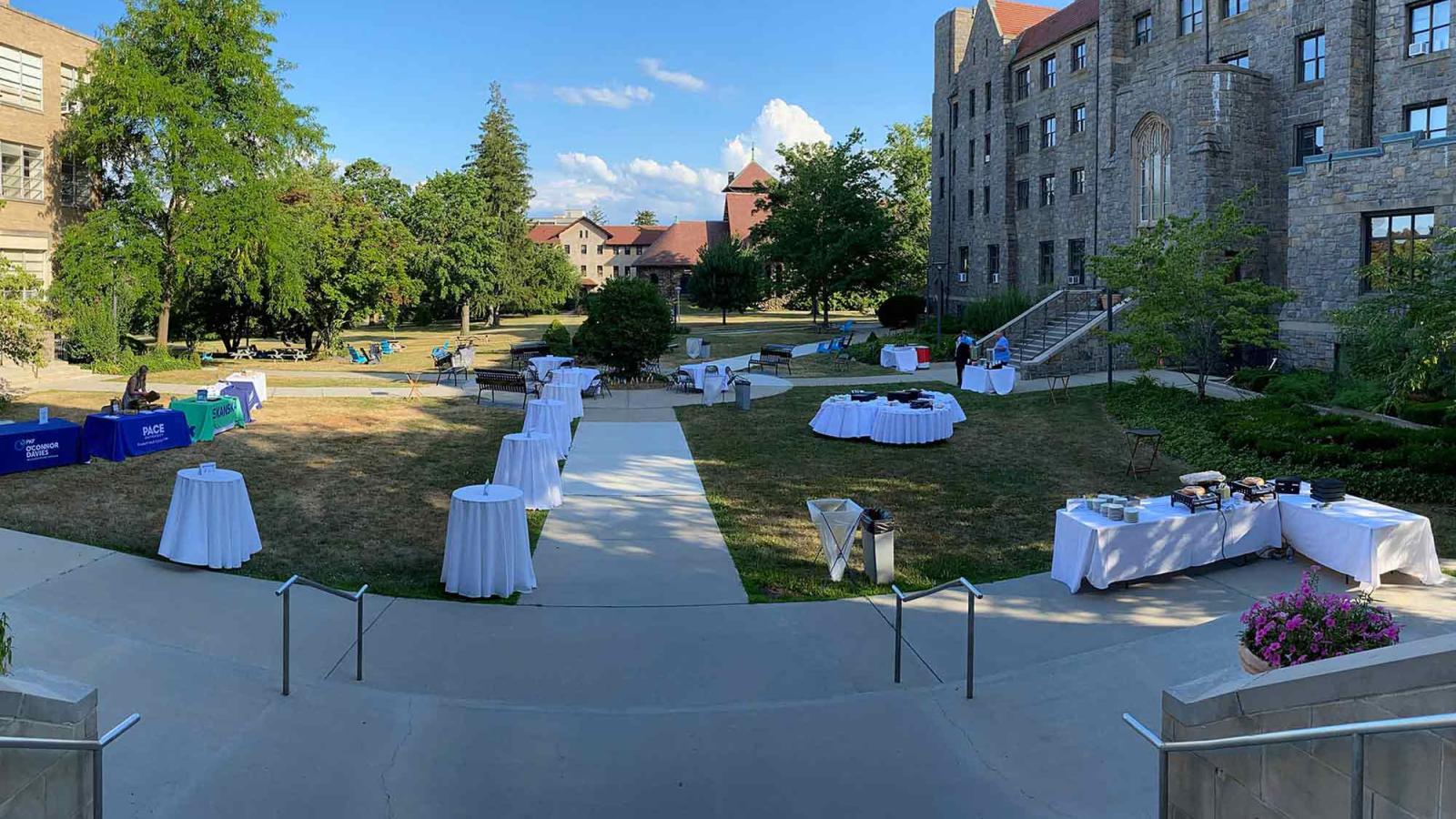 Quad at Haub Law Campus