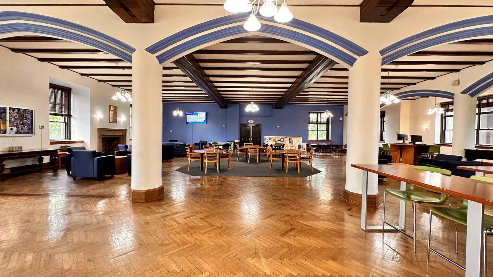 Preston Hall Student Lounge at Law School