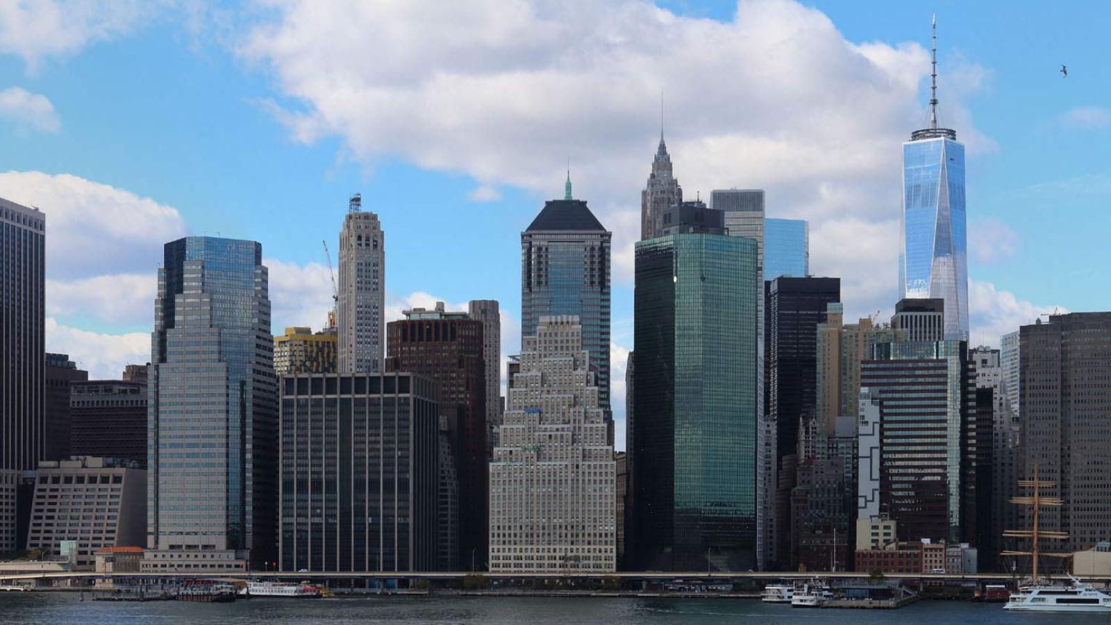 NYC Lower Manhattan skyline symbolizing CCRP certificate program