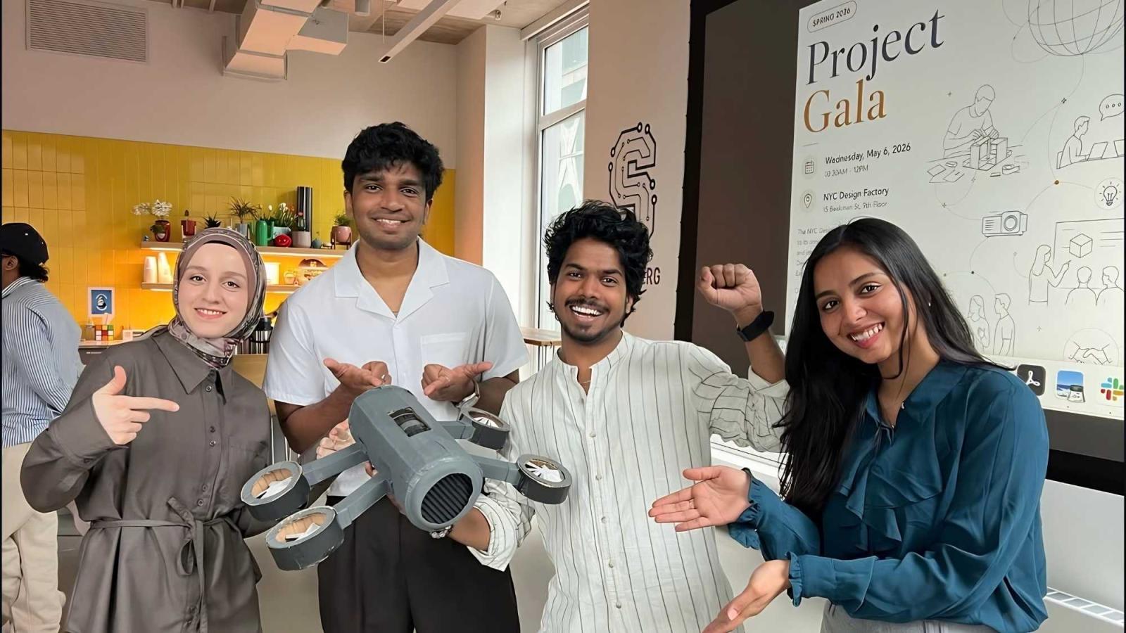 Seidenberg students showcase prototype at NYC Design Factory 2026