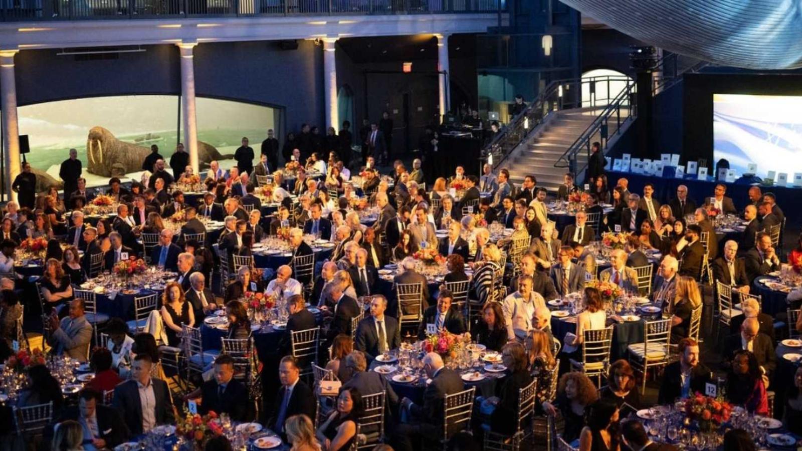 A wide shot of the 2026 Spirit of Pace Awards dinner.