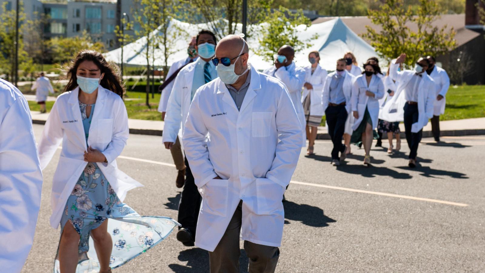 The College of Health Professions graduated its first PhD class this year. 