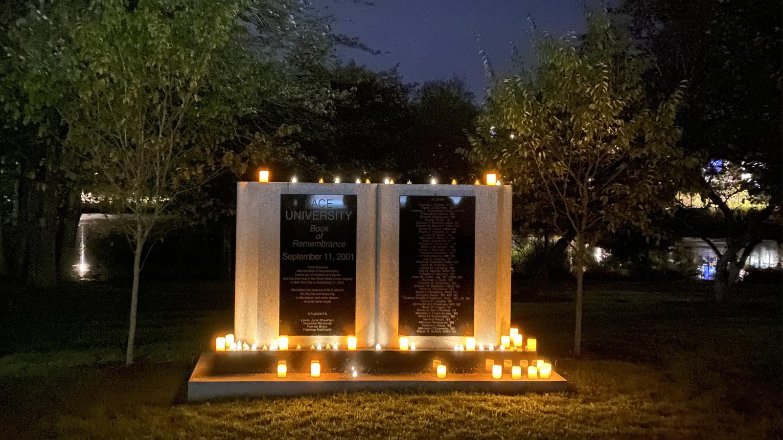 september 11 memorial at pace