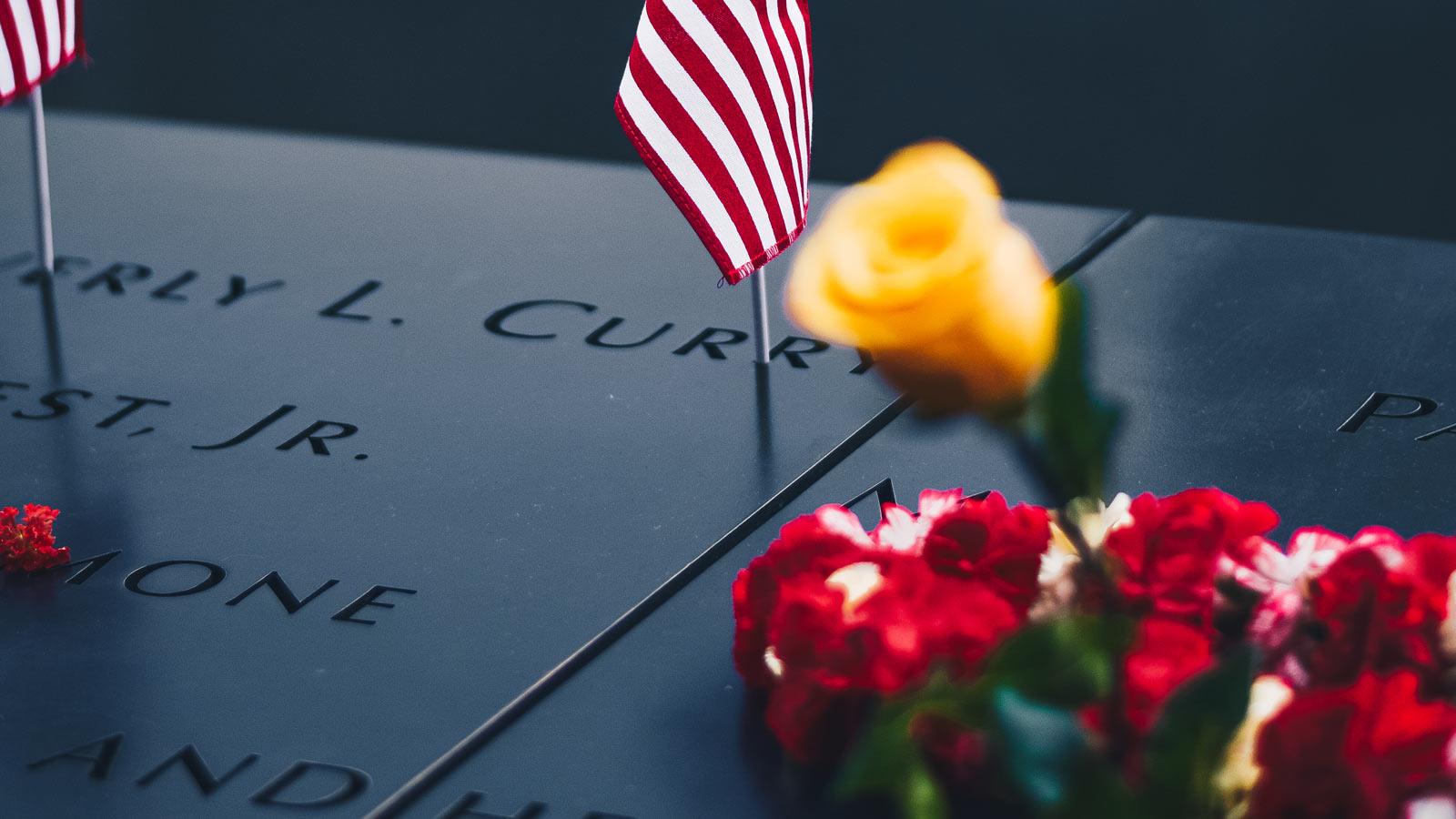 close up shot of a memorial