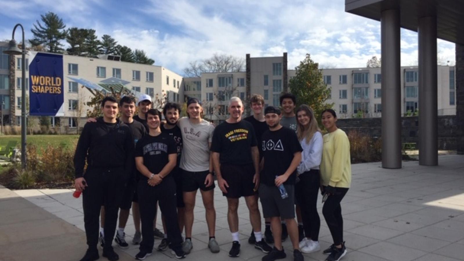 Veteran 5k run at the Pace Westchester Campus 