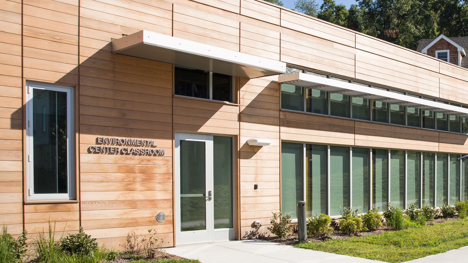 Outside shot of the Environmental Center Classroom