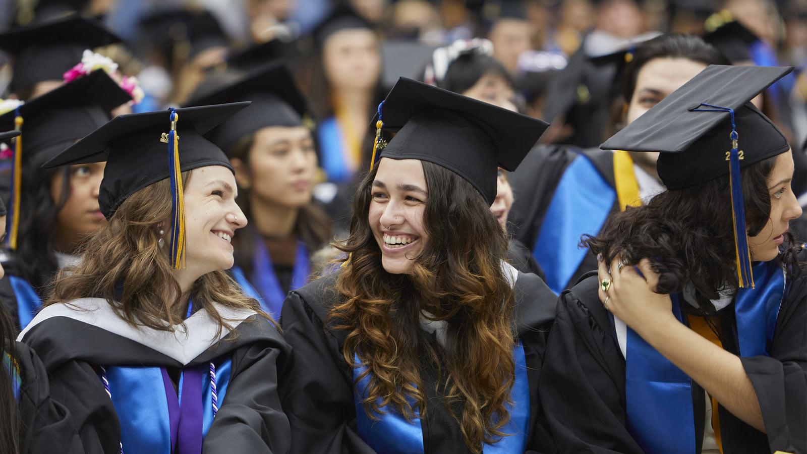 graduates in the crowd