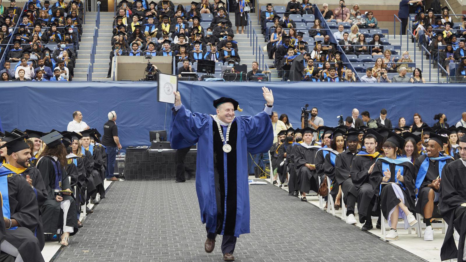 president krislov at graduation