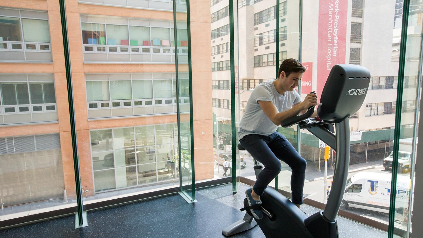 Pace Beekman Dorm fitness center