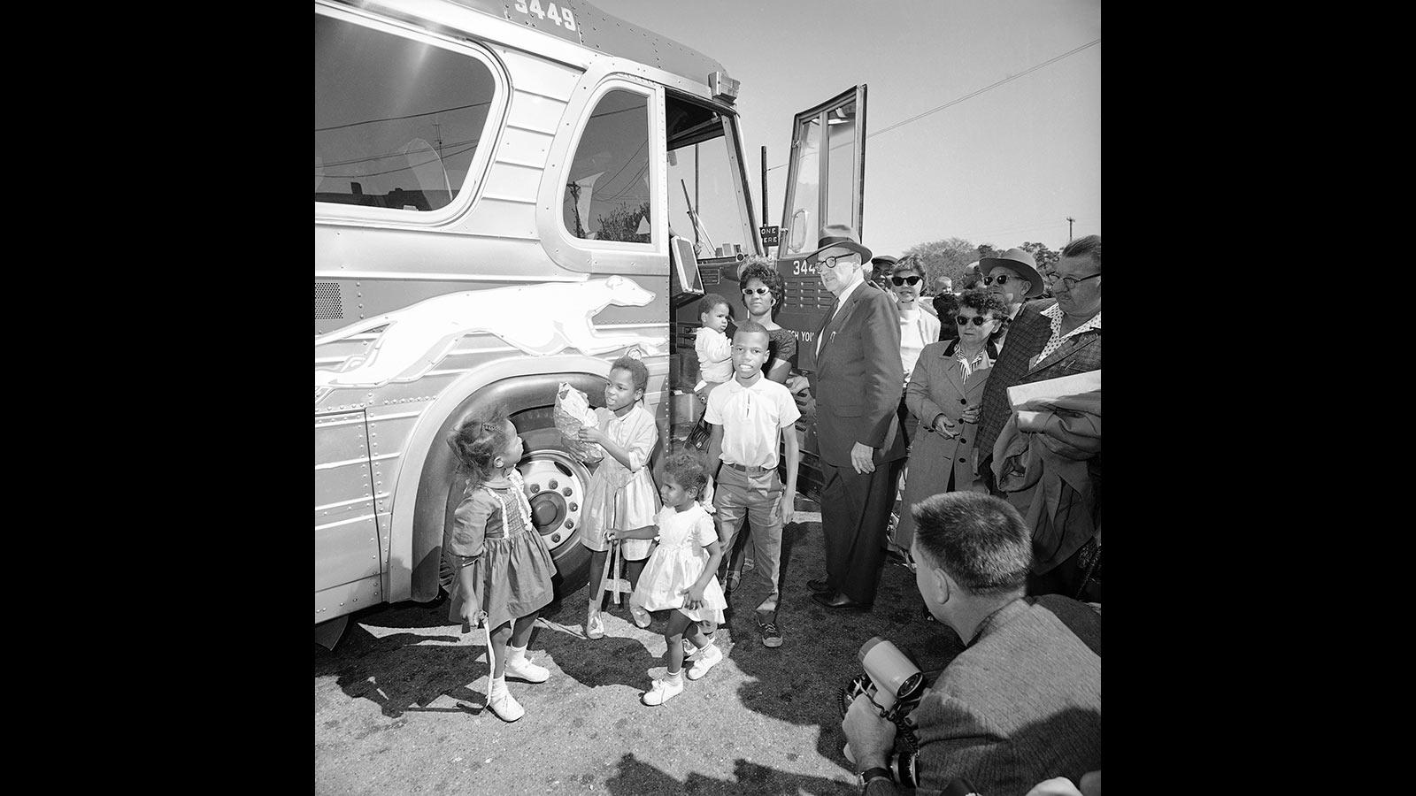 Frank C. Curtin, Reverse Freedom Riders was taken by Frank C. Curtin, Associated Press, 1962