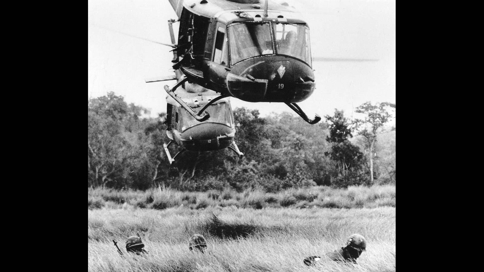 Horst Faas, Infantrymen Take Cover, Associated Press, 1966