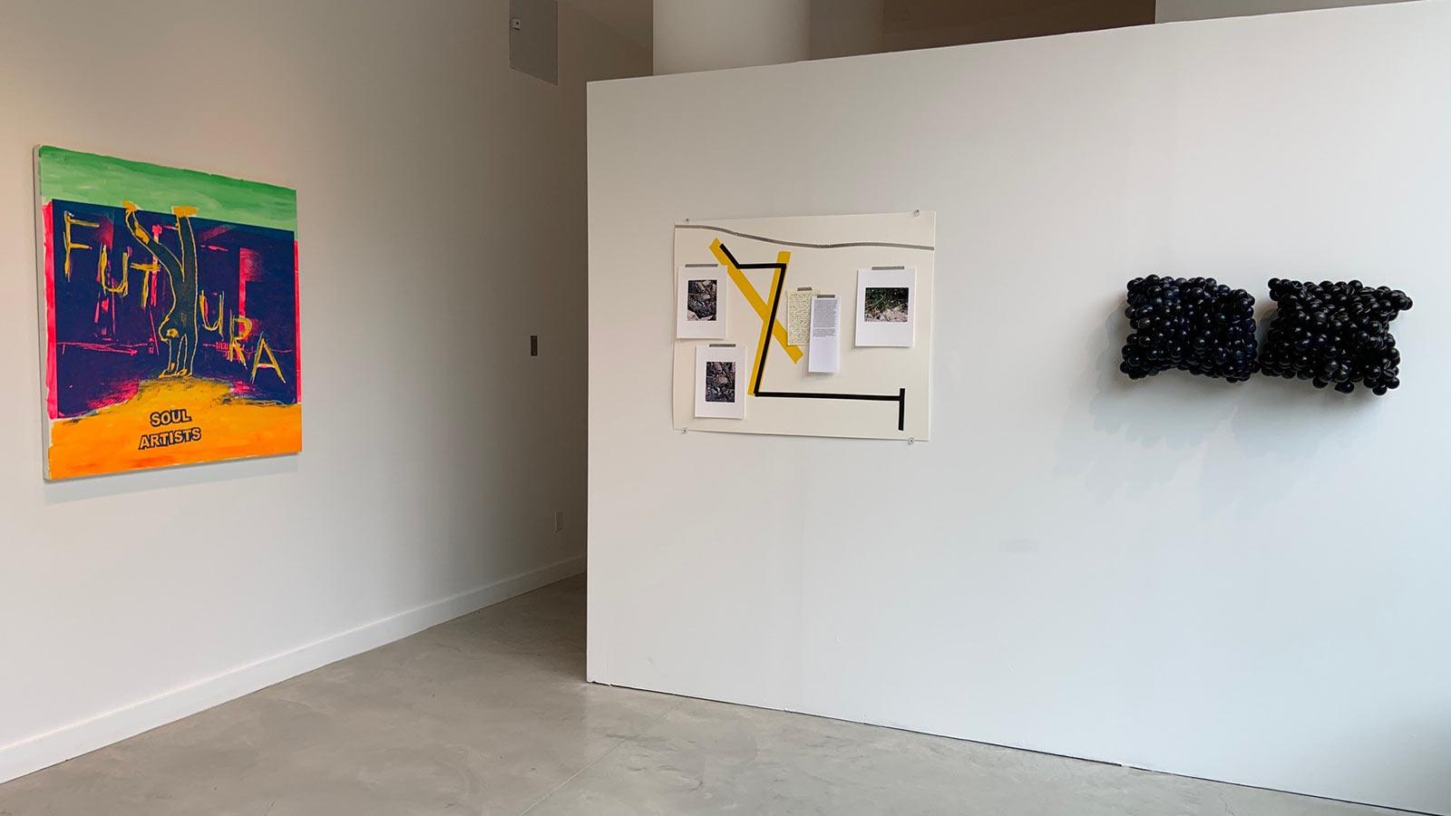 Fall 2020 Art Faculty Exhibition in the gallery