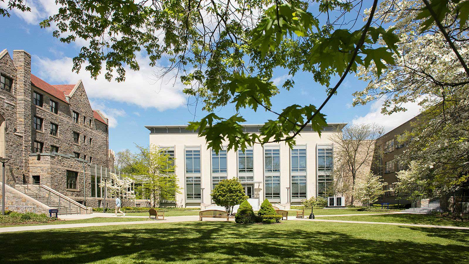 Shot of Elisbabeth Haub School of Law Quad
