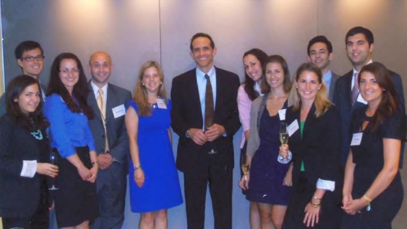 Elisabeth Haub School of Law DC Externship Students at a Reception in 2011