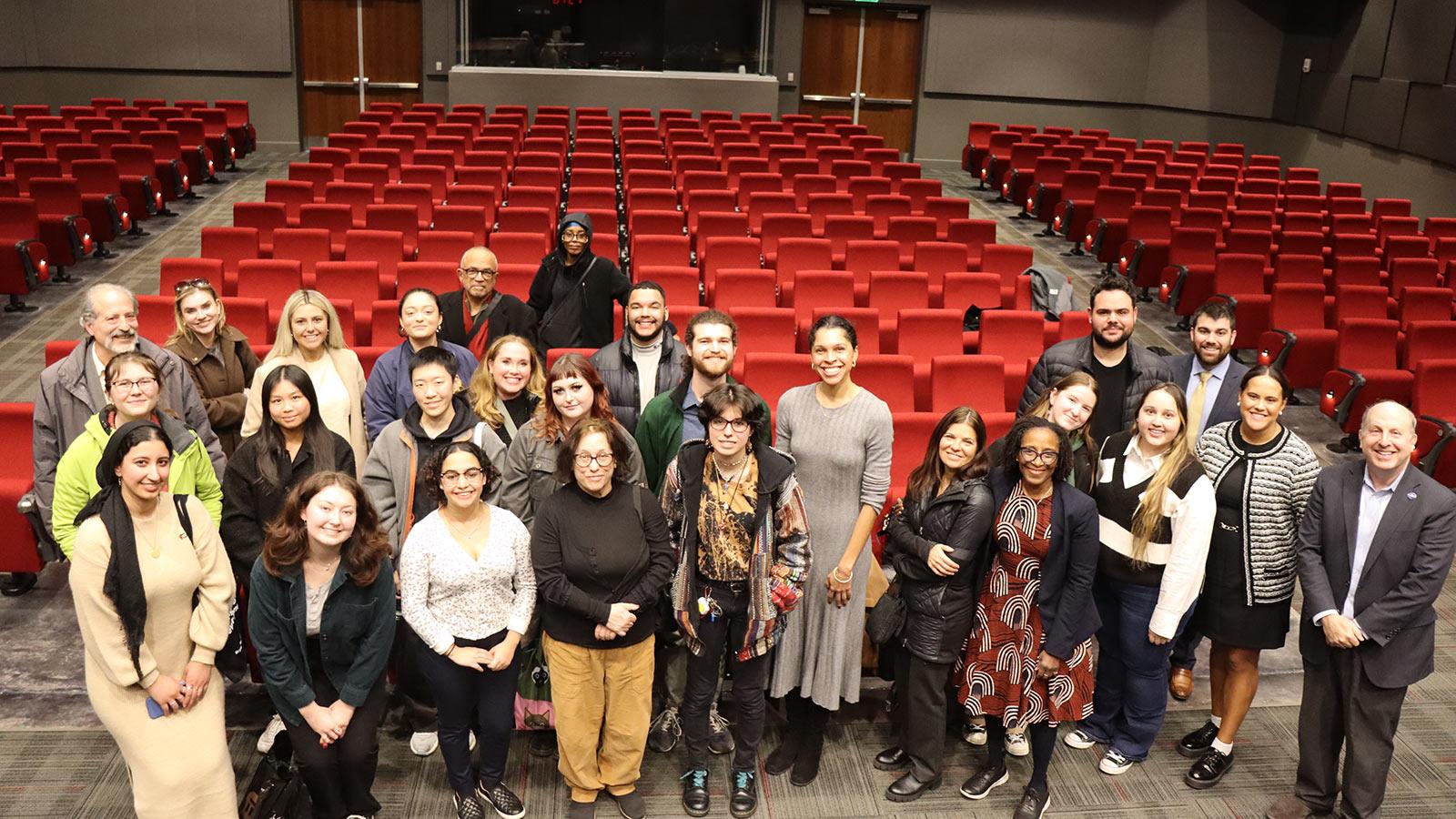 Pace students and faculty with EJI’s Staff Attorney, Sofia McDonald