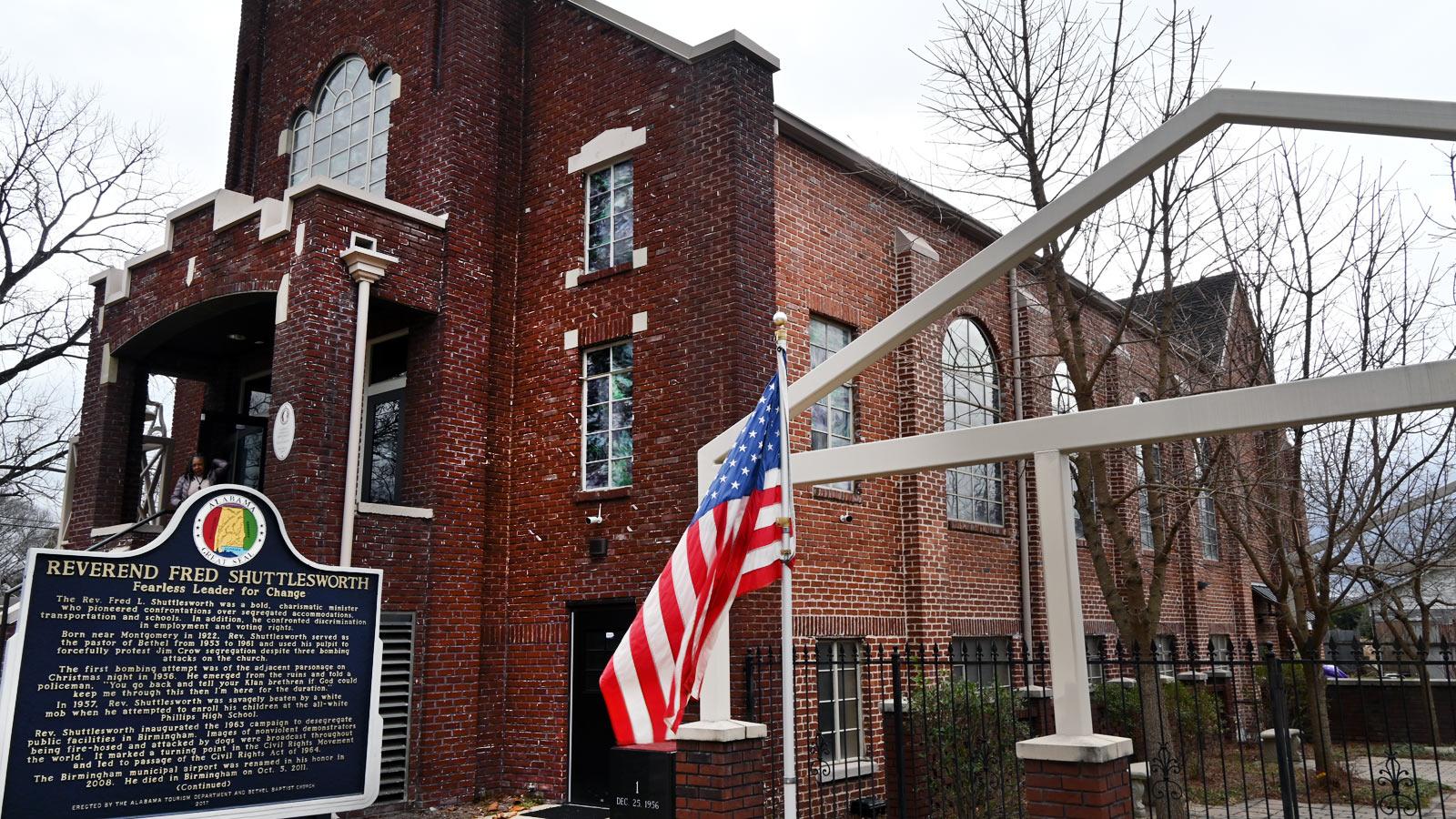 exterior of the Bethel Baptist Church