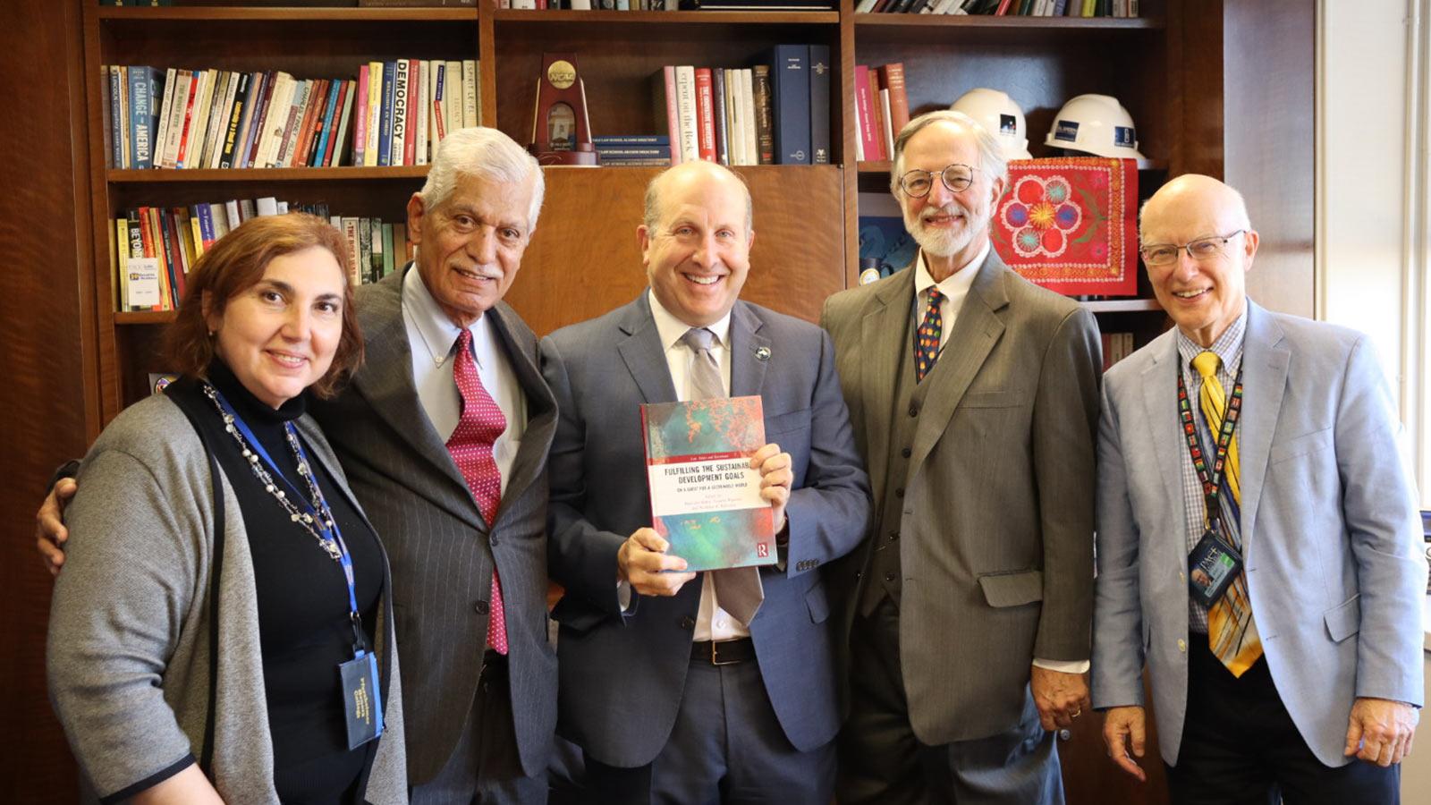 Elisabeth Haub School of Law professors Narinder Kakar and Nicholas Robinson, with co-author Dr. Vesselin Popovski, Jindal University, review the progress and challenges in implementing the UN Sustainable Development Goals (SDGs)