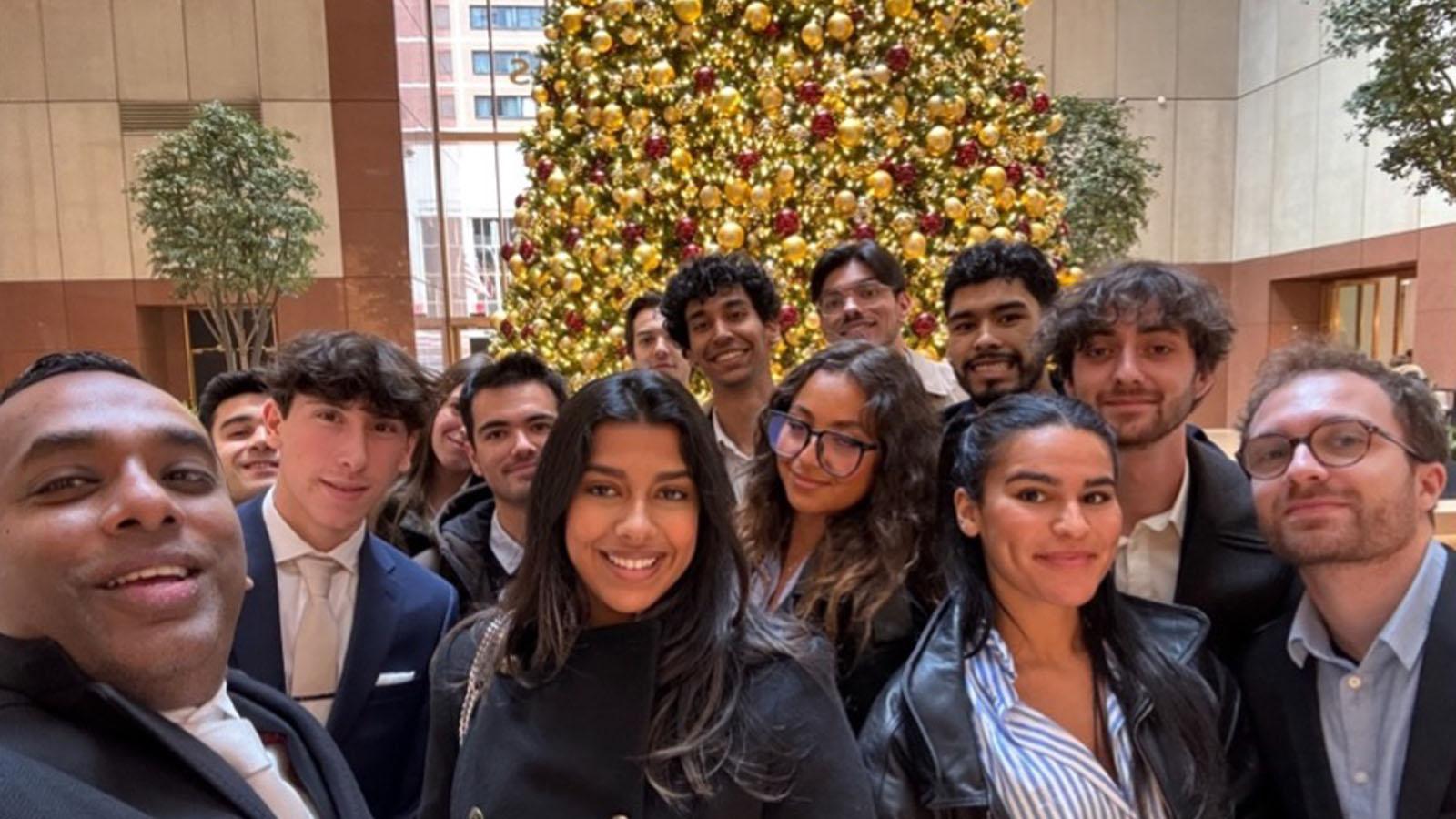 Pace University Lubin School of Business visiting international students business visit in Fall 2023