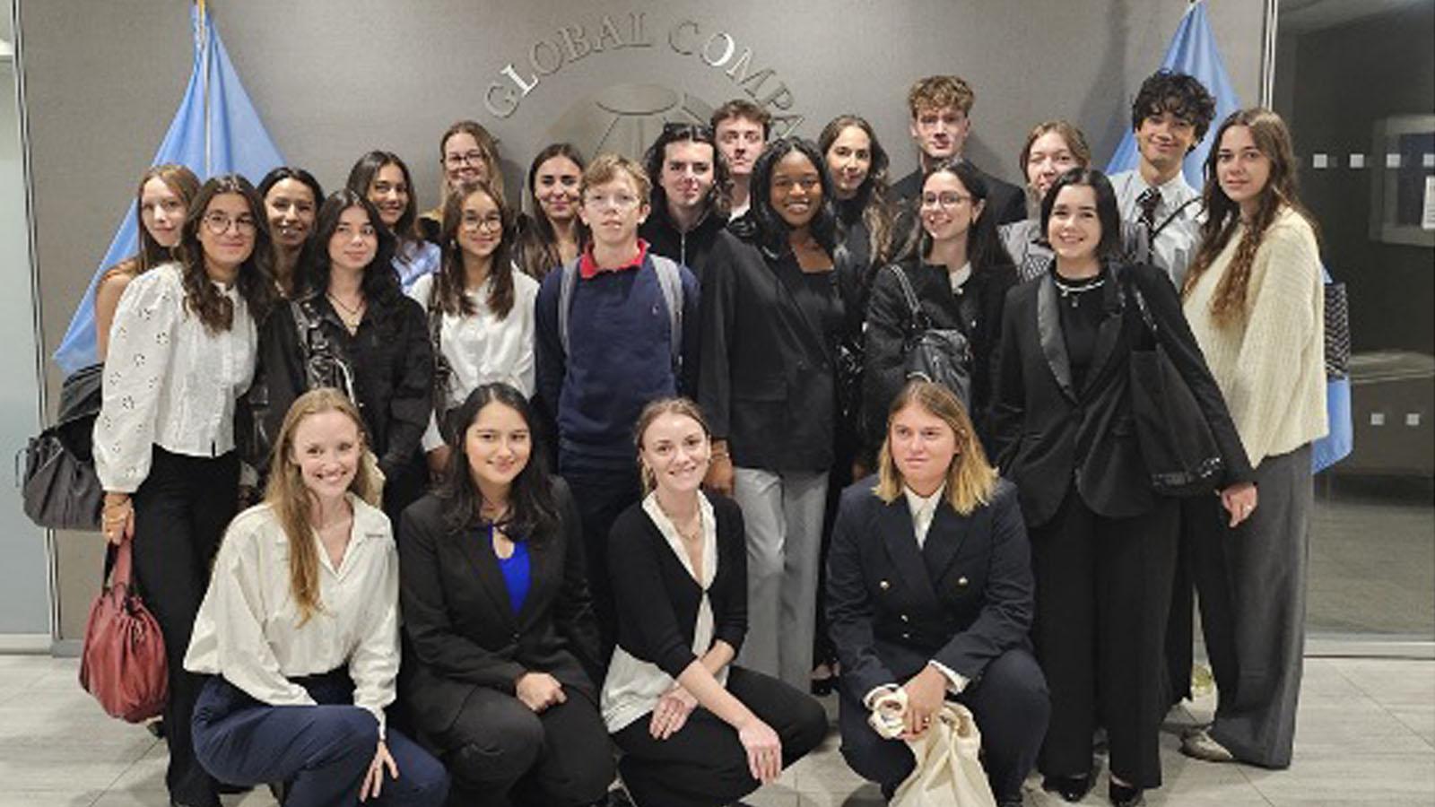 Pace University Lubin School of Business visiting international students business visit in Fall 2024