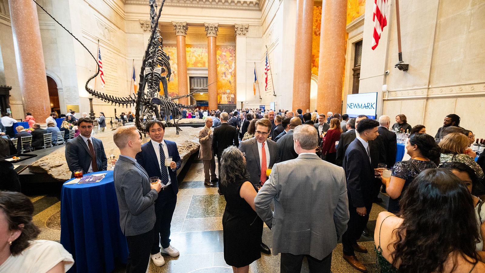 Group of Pace University Alumni at the Spirit of Pace Awards held at the American Museum of Natural History.