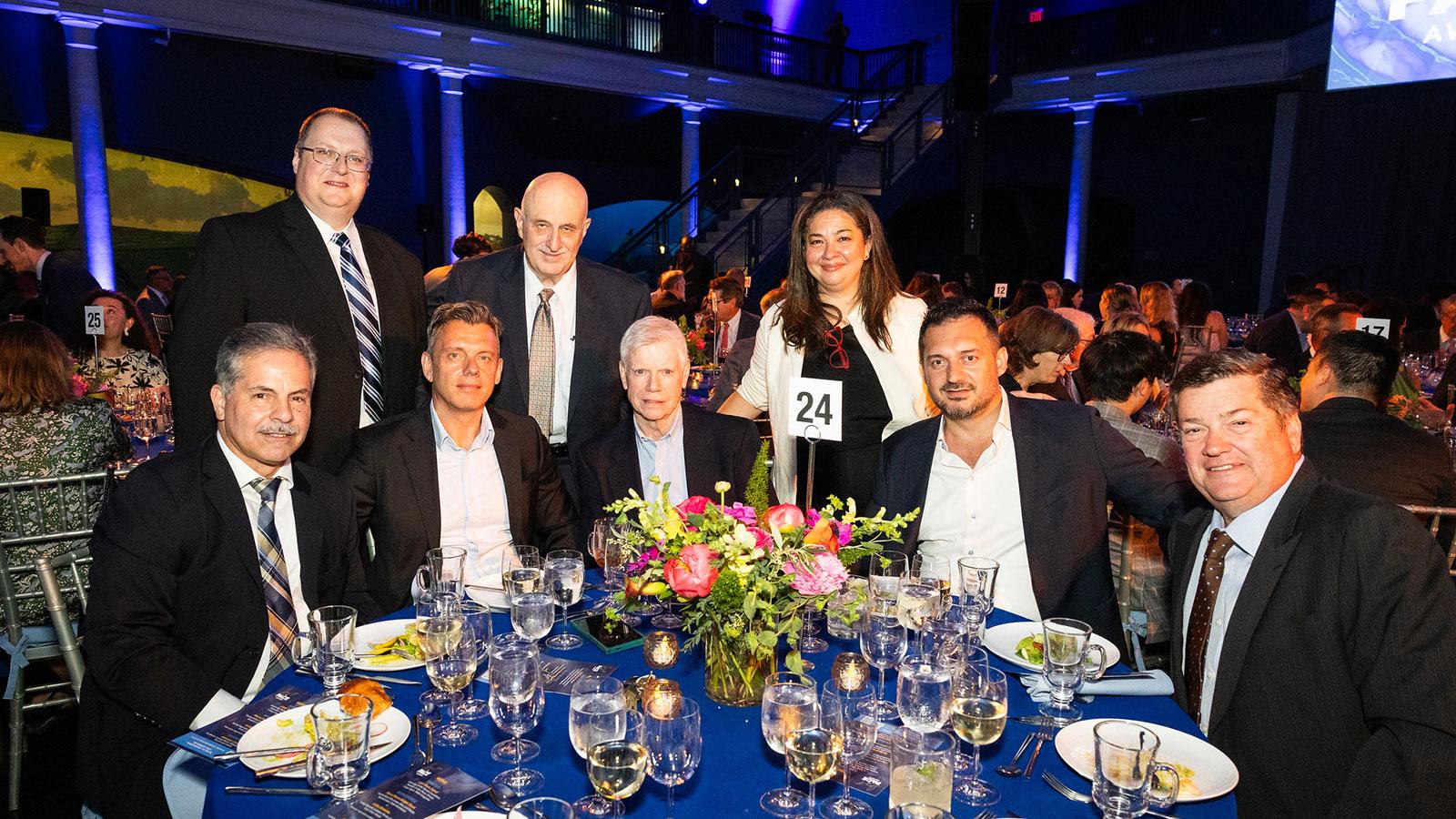 Group of Pace University Alumni at the Spirit of Pace Awards held at the American Museum of Natural History.