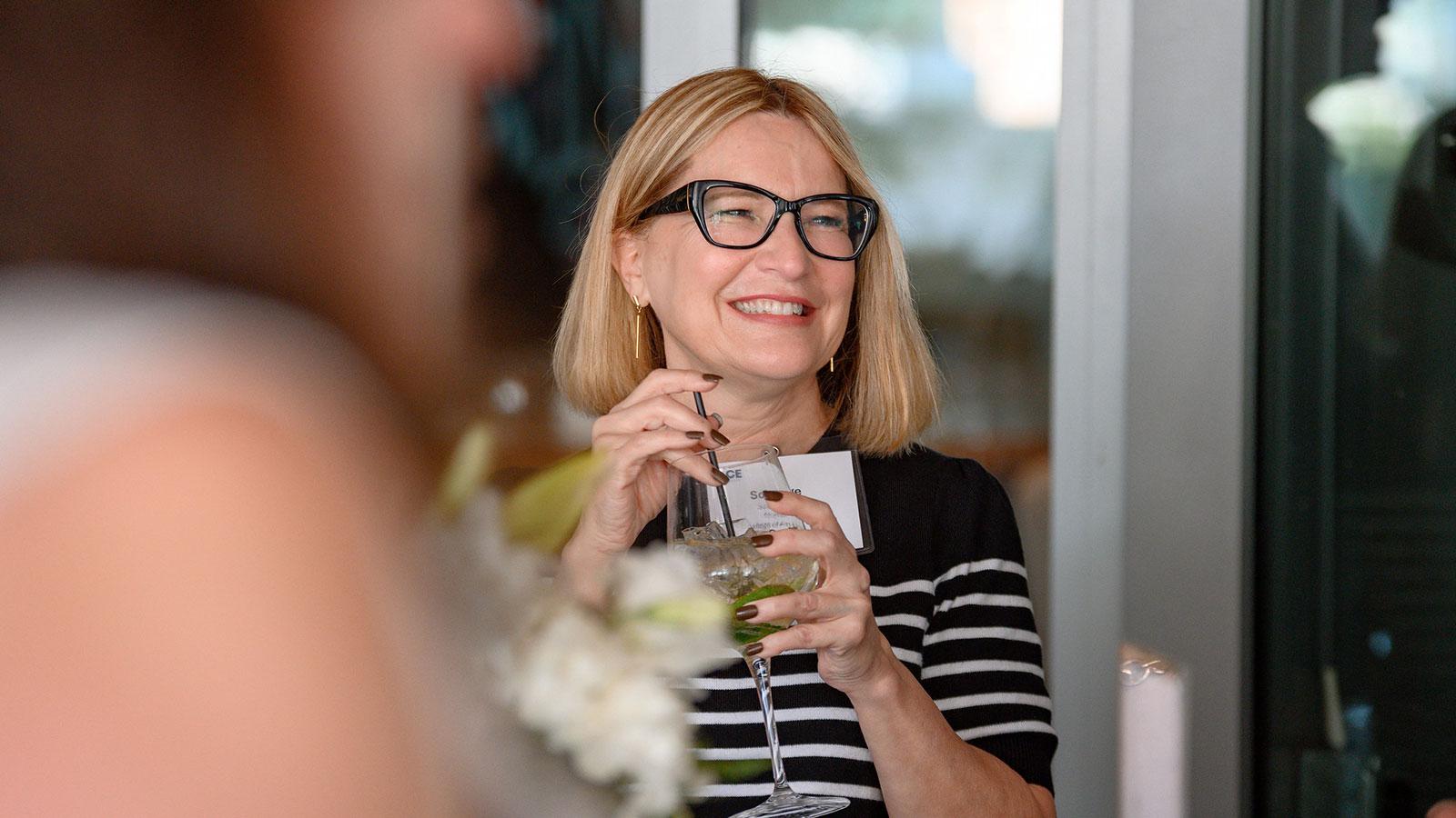 Pace alumni meeting for a regional programming brunch in Fort Lauderdale.