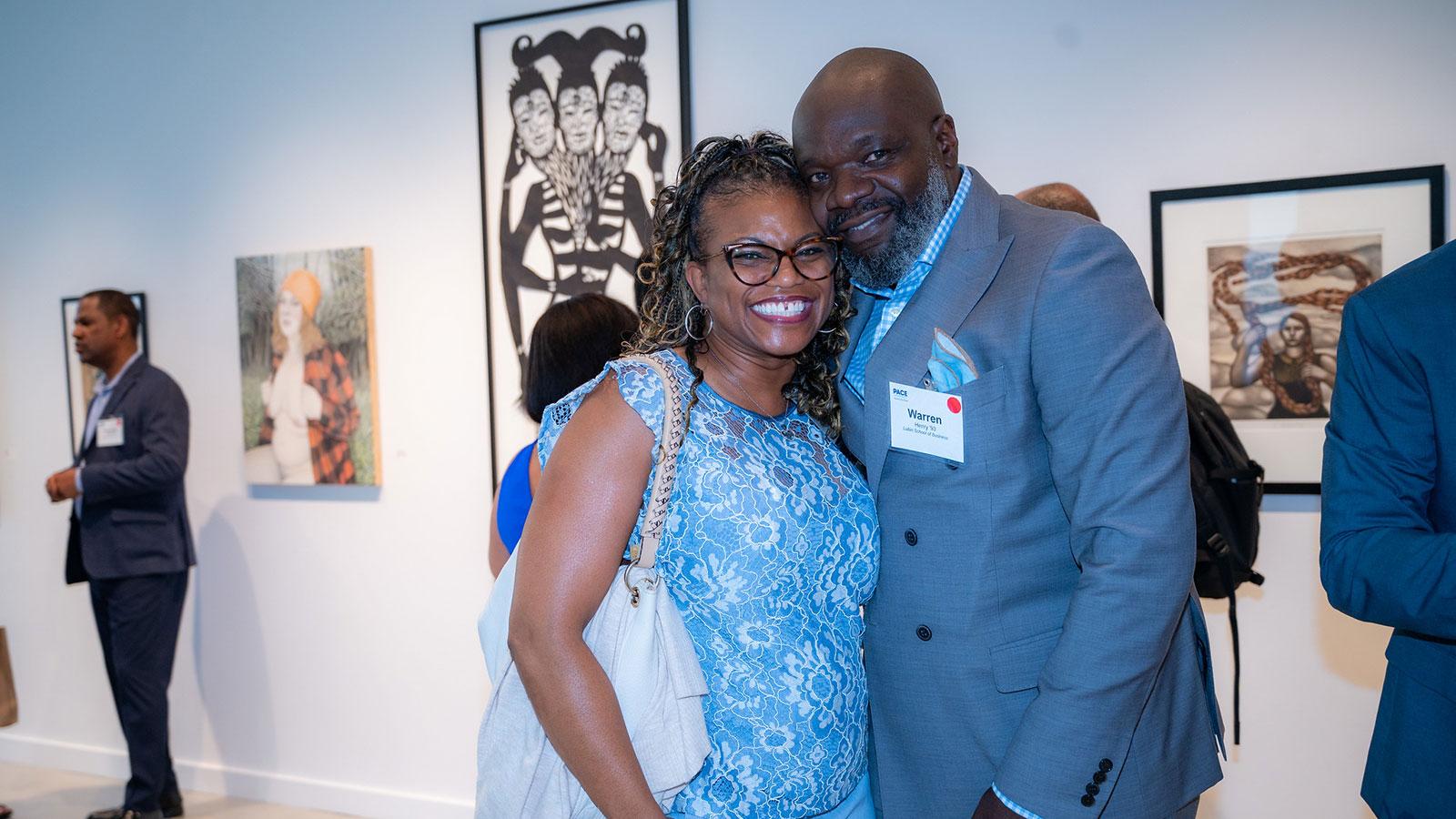 Group of Pace University alumni enjoying the 2025 Reunion.