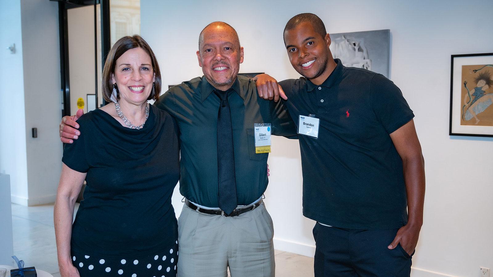 Group of Pace University alumni enjoying the 2025 Reunion.
