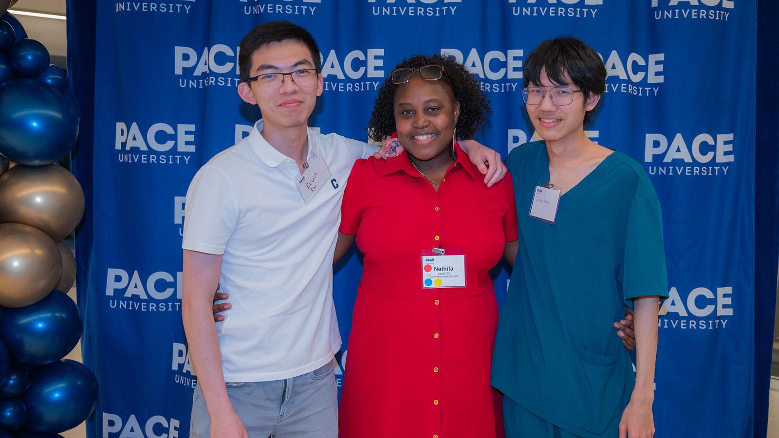 Group of Pace University alumni enjoying the 2025 Reunion.