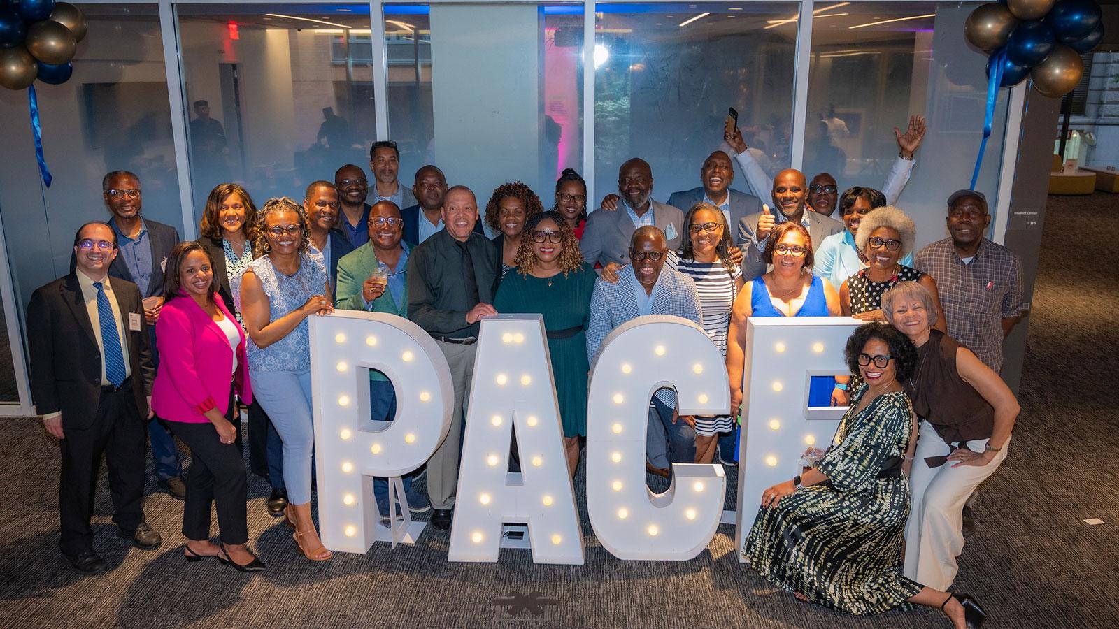 Group of Pace University alumni enjoying the 2025 Reunion.
