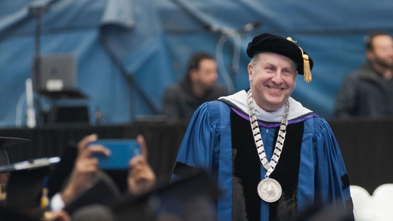 Marvin Krislov at Commencement.