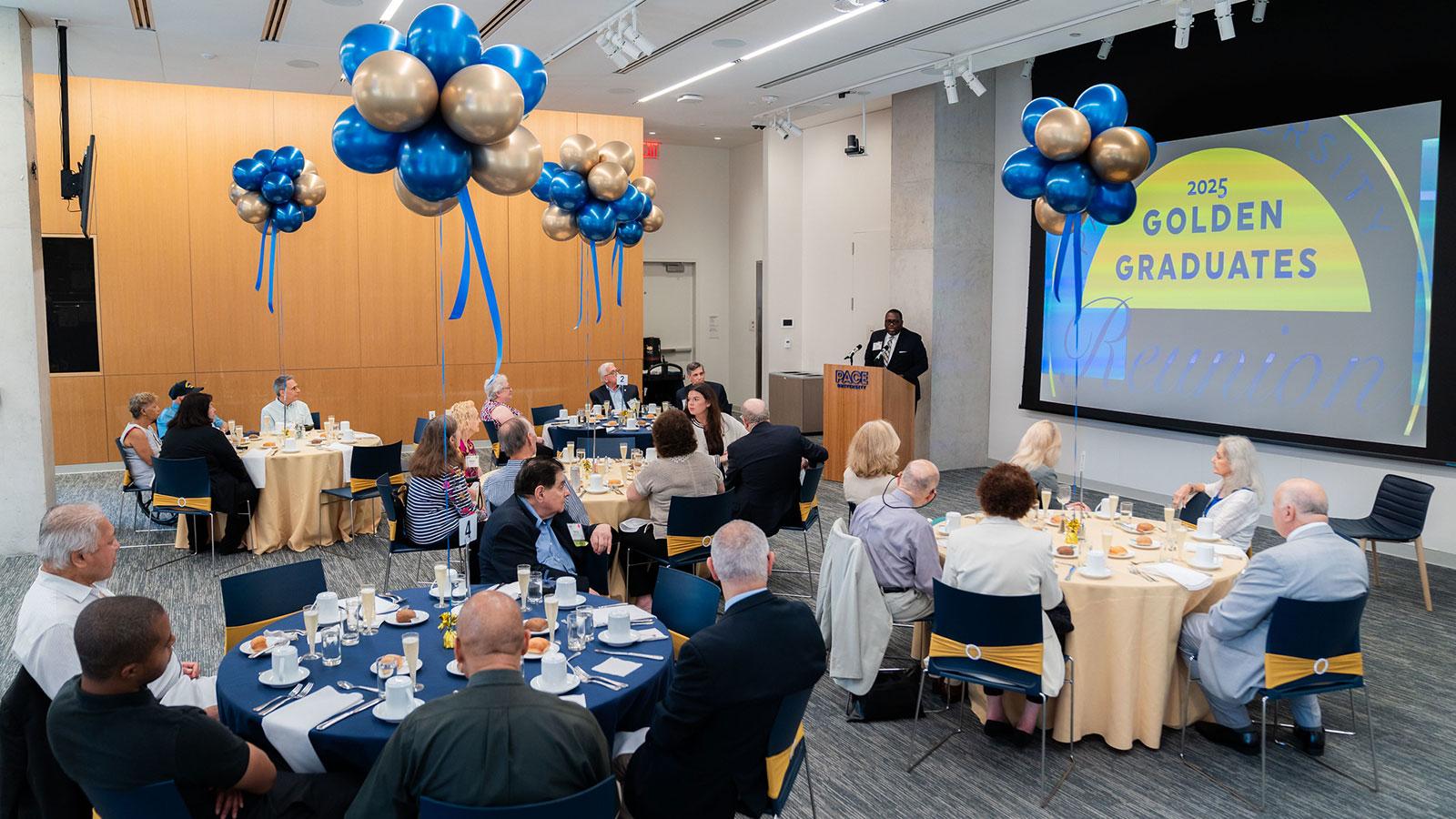 Group of Pace University alumni at the Golden Graduates Luncheon.
