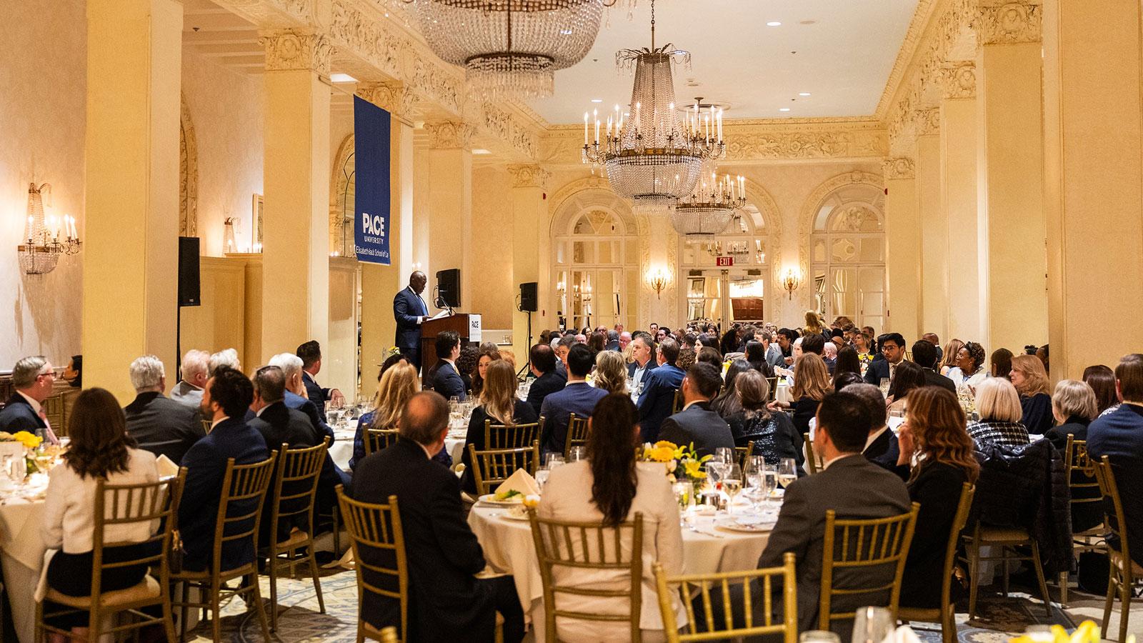 Group of Pace University Law Alumni at the Law Leadership Dinner.