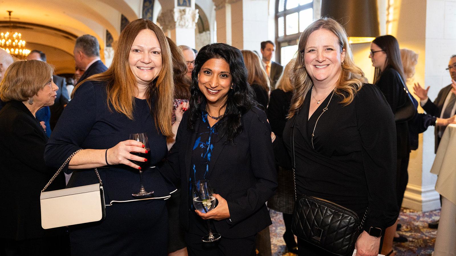 Group of Pace University Law Alumni at the Law Leadership Dinner.