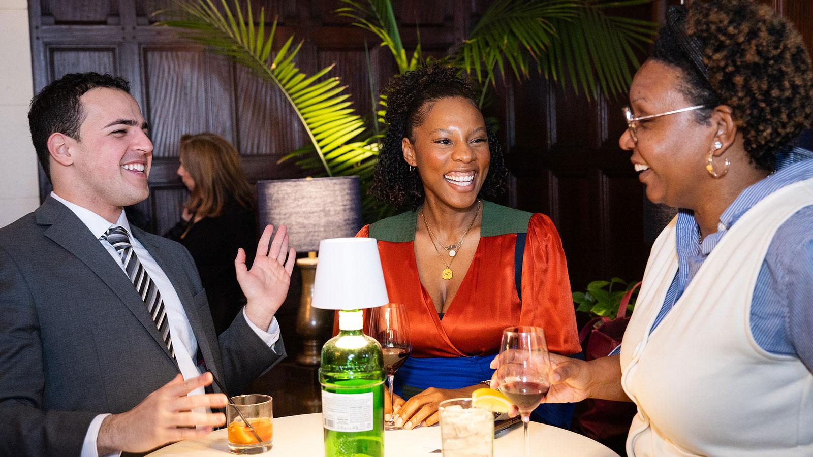 Group of Pace University Law Alumni at the Law Leadership Dinner.