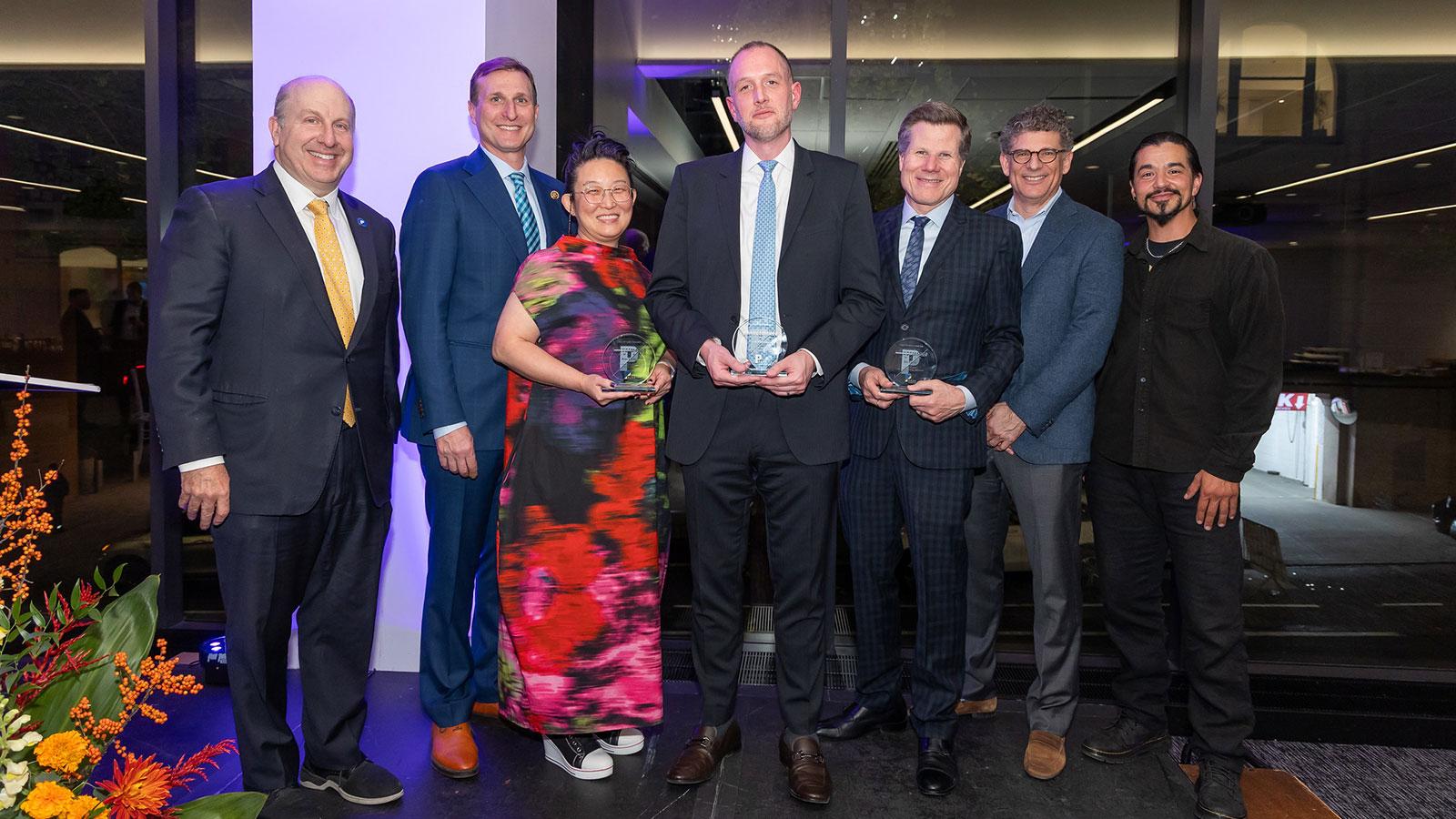 Group of Pace University alumni at the Pace Celebrates: Changemakers event.