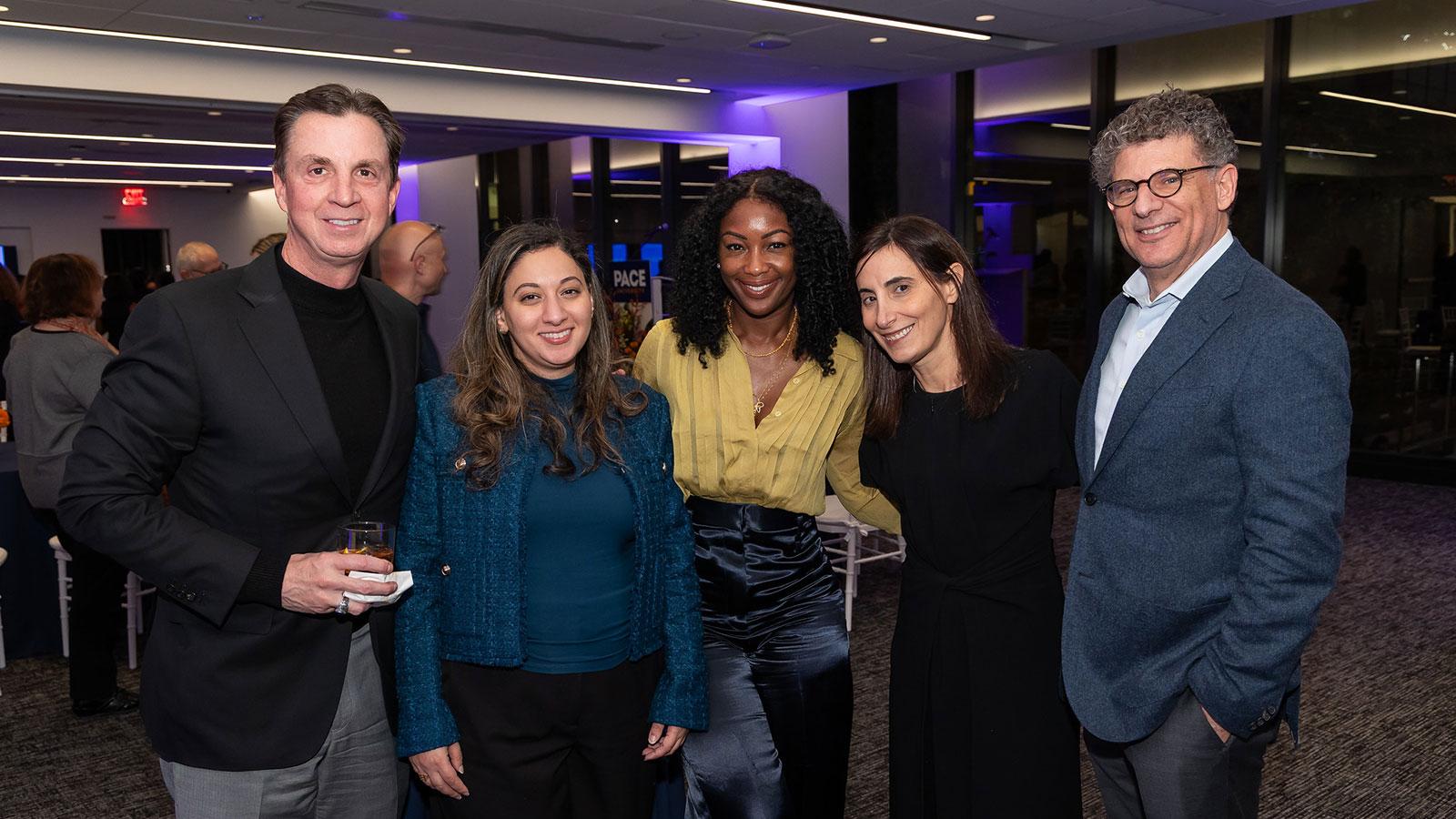 Group of Pace University alumni at the Pace Celebrates: Changemakers event.