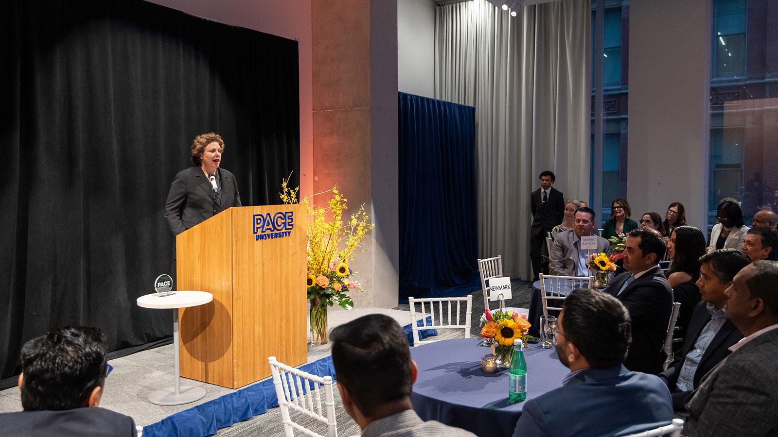 Group of Pace University alumni at the 2025 Seidenberg Innovation Awards.
